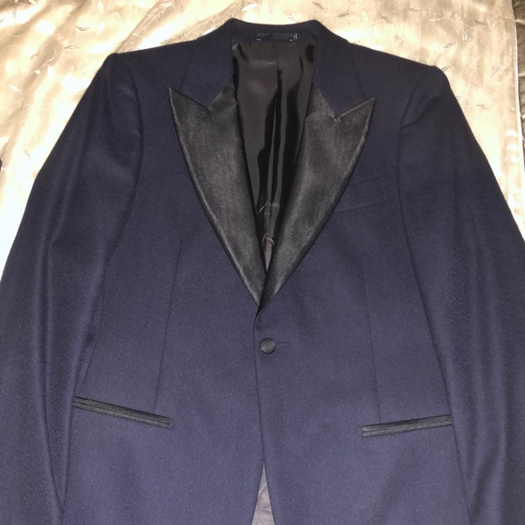 Cashmere/Wool Tuxedo jacket.